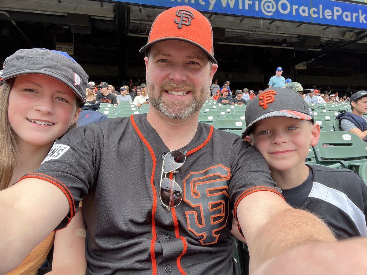 Picked a good day to take the kids to an #sfgiants game