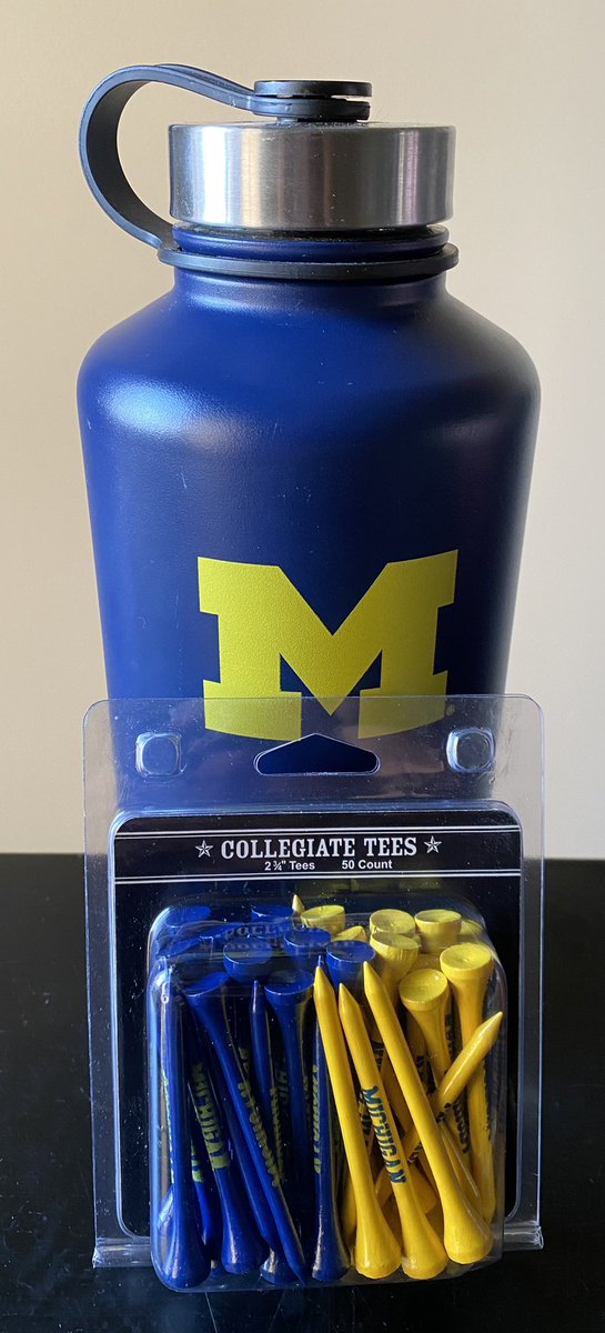 RT &amp; Like to win this 64oz Canteen &amp; 50 pack of Michigan tees! 

Must be following to win 〽️