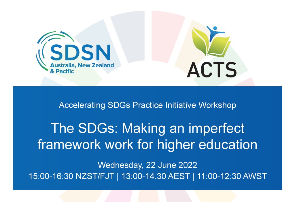 How do we overcome the challenges of applying the 17 goals, 169 targets &amp; 231 indicators of the universal #SDGs framework in the #highereducation context? Join us &amp; @ACTS_Inc on 22 June to discuss! bit.ly/39pNojt