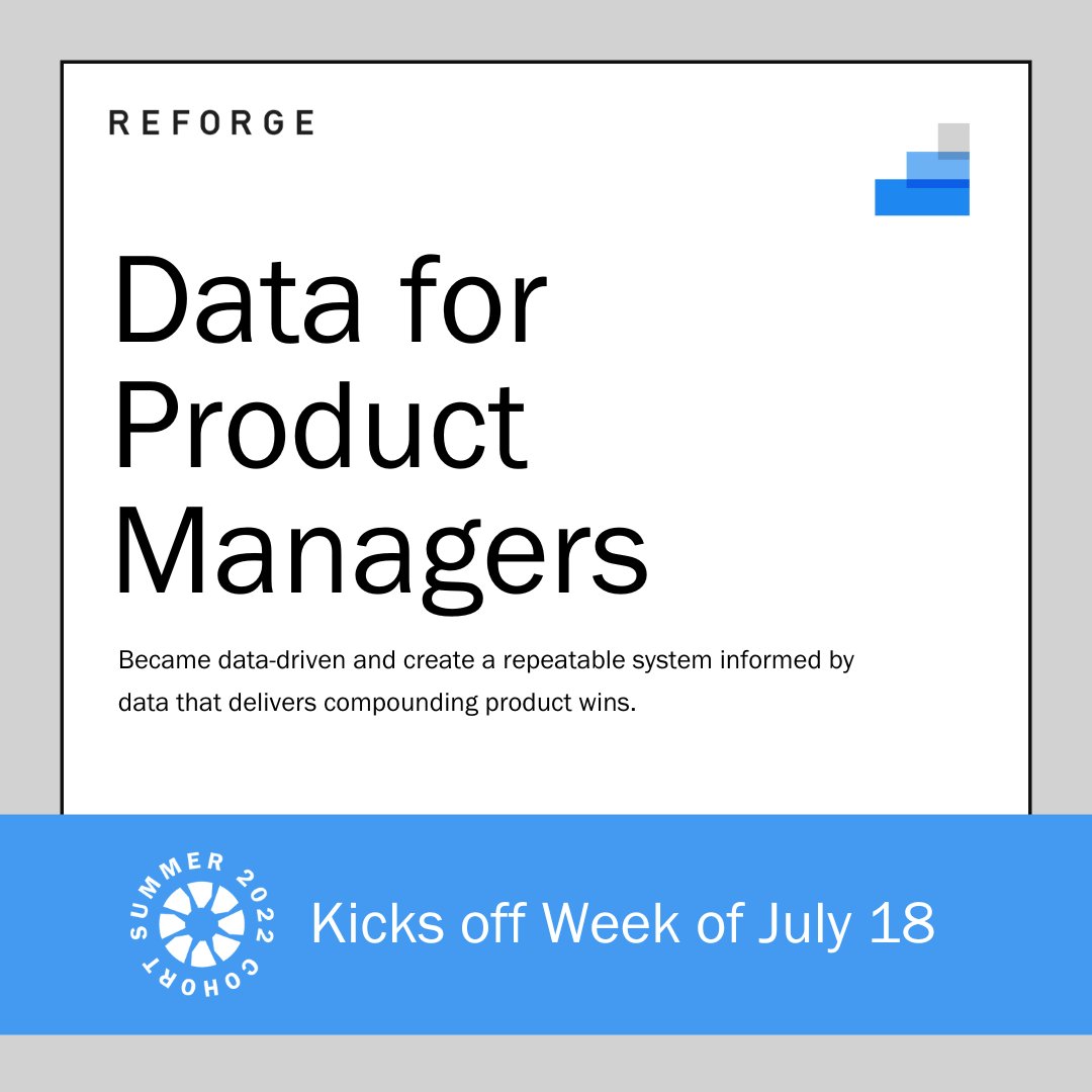 crystalwidjaja's tweet photo. ☀️ @Reforge’s Summer Cohort is now accepting applications, including Data for Product Managers, which I personally created w/ @ShaunMClowes 🤗. If you’re looking to take charge of your career, I can’t recommend Reforge enough: https://t.co/80SvN31ed2 https://t.co/f1xbUwUjOE