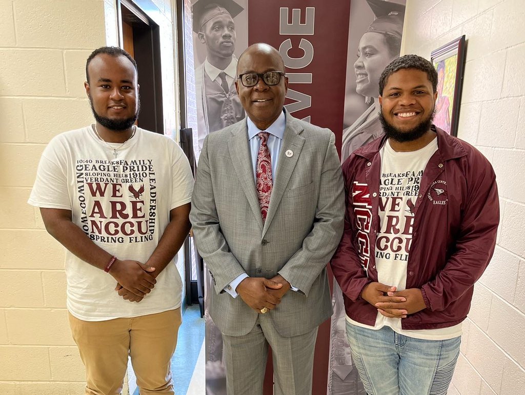 nccusga's tweet photo. @nccusga student leaders, department staff, and the Office of the Chancellor met with future eagles today in Charlotte, NC! Welcome to the next 🦅 https://t.co/pMfUbwdqzM