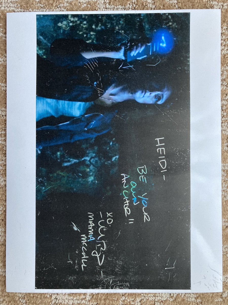 AshaGirl4Life's tweet photo. @howlercon @MelissaPonzio1 I was on the verge of tears becuz my photos I printed got scratched but Melissa said I might see the scratches but she sees the photo like an old movie film. It absolutely made me see things in a different perspective and cheered me up! https://t.co/4ywQVXZtvu