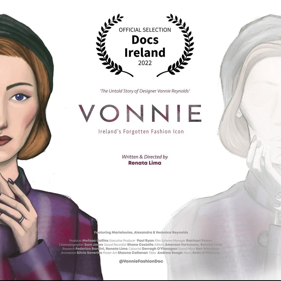 MelissaColl22's tweet photo. We are thrilled to share that Vonnie Irelands Forgotten Fashion Icon, will have its international premiere at Docs Ireland festival, a festival dedicated to documentary films. 
July 2nd at the Queens film theatre Belfast
#docsireland #FilmFestival #irishfilms https://t.co/frE3i2Iyhh