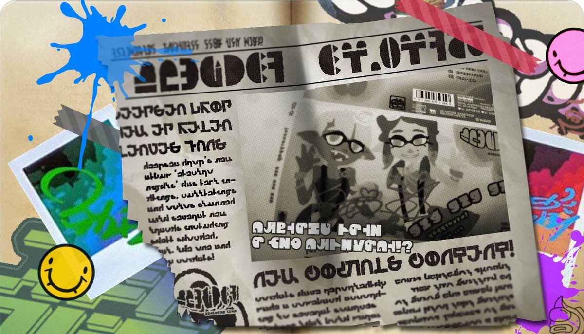 SplatoonX_'s tweet photo. "Word on the street is hit idol-duo from the 90s 'COIKALS' plans to redebut after several years of disbandment. Eagle eyed fans have spotted the two exiting a studio in Downtown Inkopolis."
#Splatoon #Splatoon2 #Splatoon3 #CuttlefishExpansion https://t.co/wolHnuRi4v