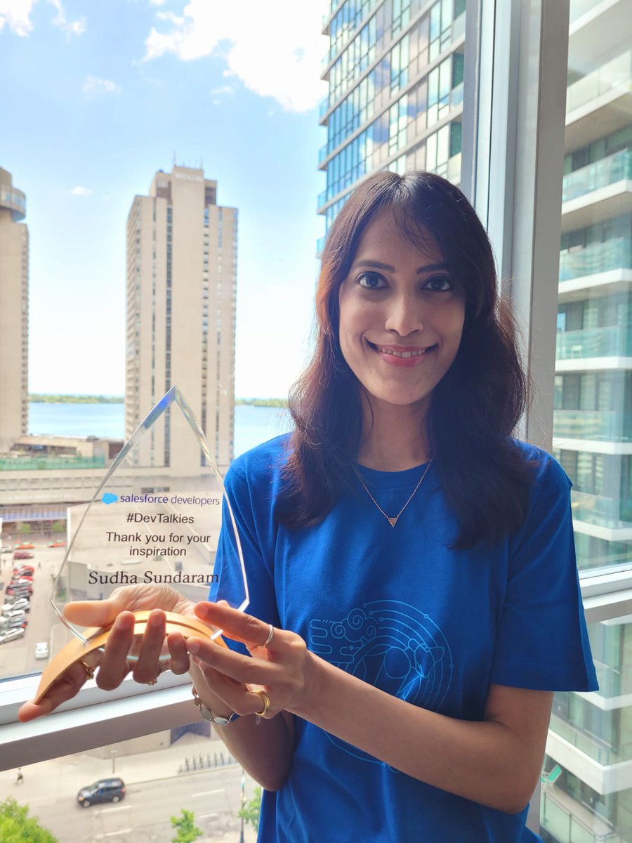 SudhaSundaram2's tweet photo. Thank you #DevTalkies team for sending this thoughtful gift all the way to Canada- I will treasure this for life!π
Huge thanks to @NitishaRJ (Super amazing host), @adityanaag (Incredible game guru), @SfdcKiran (Amazing Anchor) & entire crew behind my favorite show!
Link π https://t.co/NHEl6U8QNm