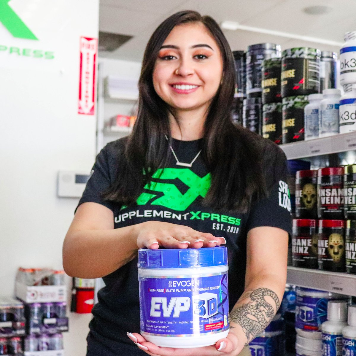 Build your own 3D physique and take your training to a level you never thought was possible with Evogen's EVP-3D stimulant free pre-workout! 💥💥💥Available only at our physical SX locations. Find your closest SX: ep915.co/3Eq2yOZ