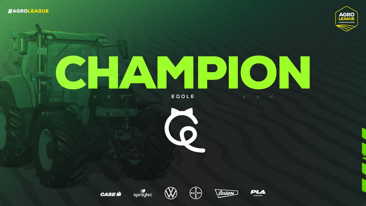 AgroLeagueGG's tweet photo. ¡EQOLE CAMPEON DE LA #AgroLEAGUE2022🌱!

La Q @eqoleteam se queda con el título en esta segunda edición, y no solo eso, si no que son los CAMPEONES INVICTOS! 

¡Felicitaciones a los campeones y también felicitar a @RagnarokeS por llegar nuevamente a una final! https://t.co/YLNsJWkym8