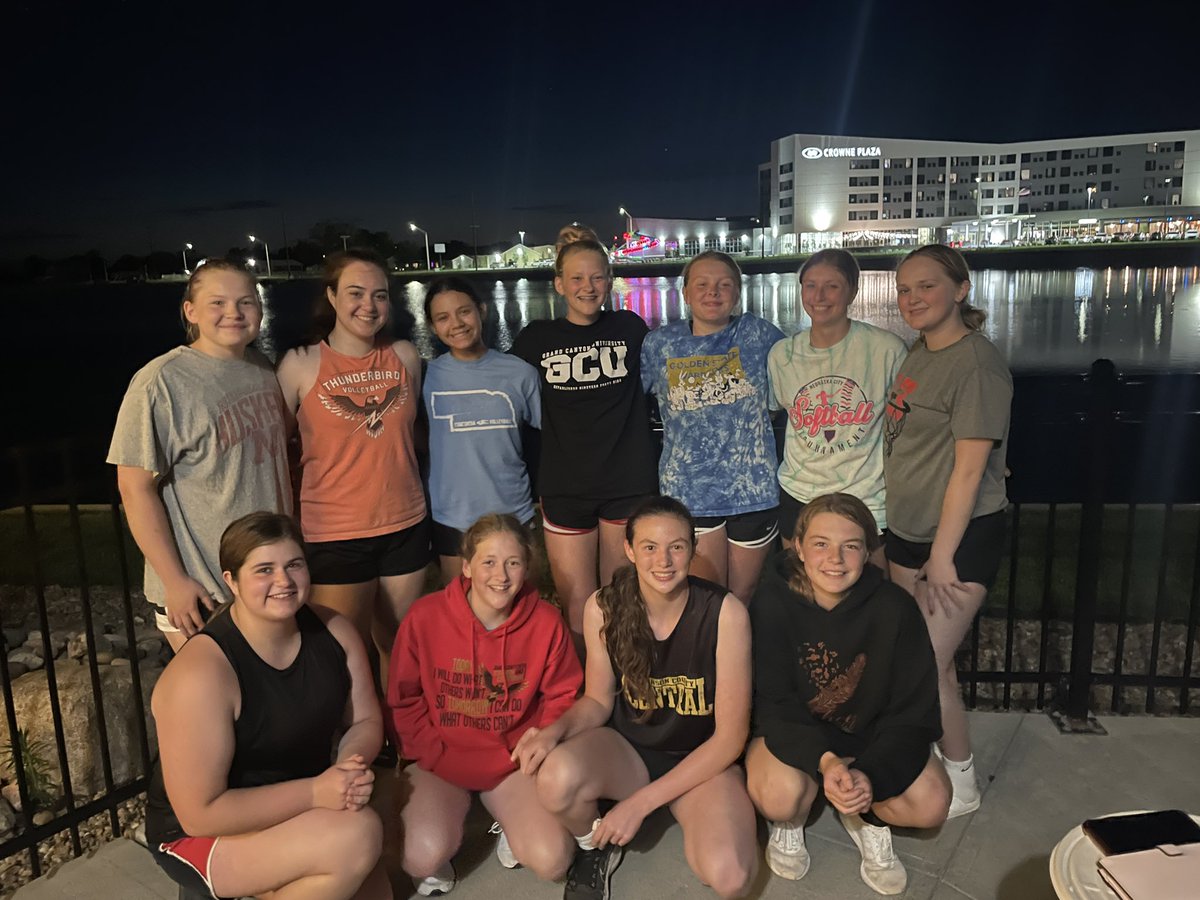 Good food, good times, and good basketball was had this weekend at the team camp in Kearney!