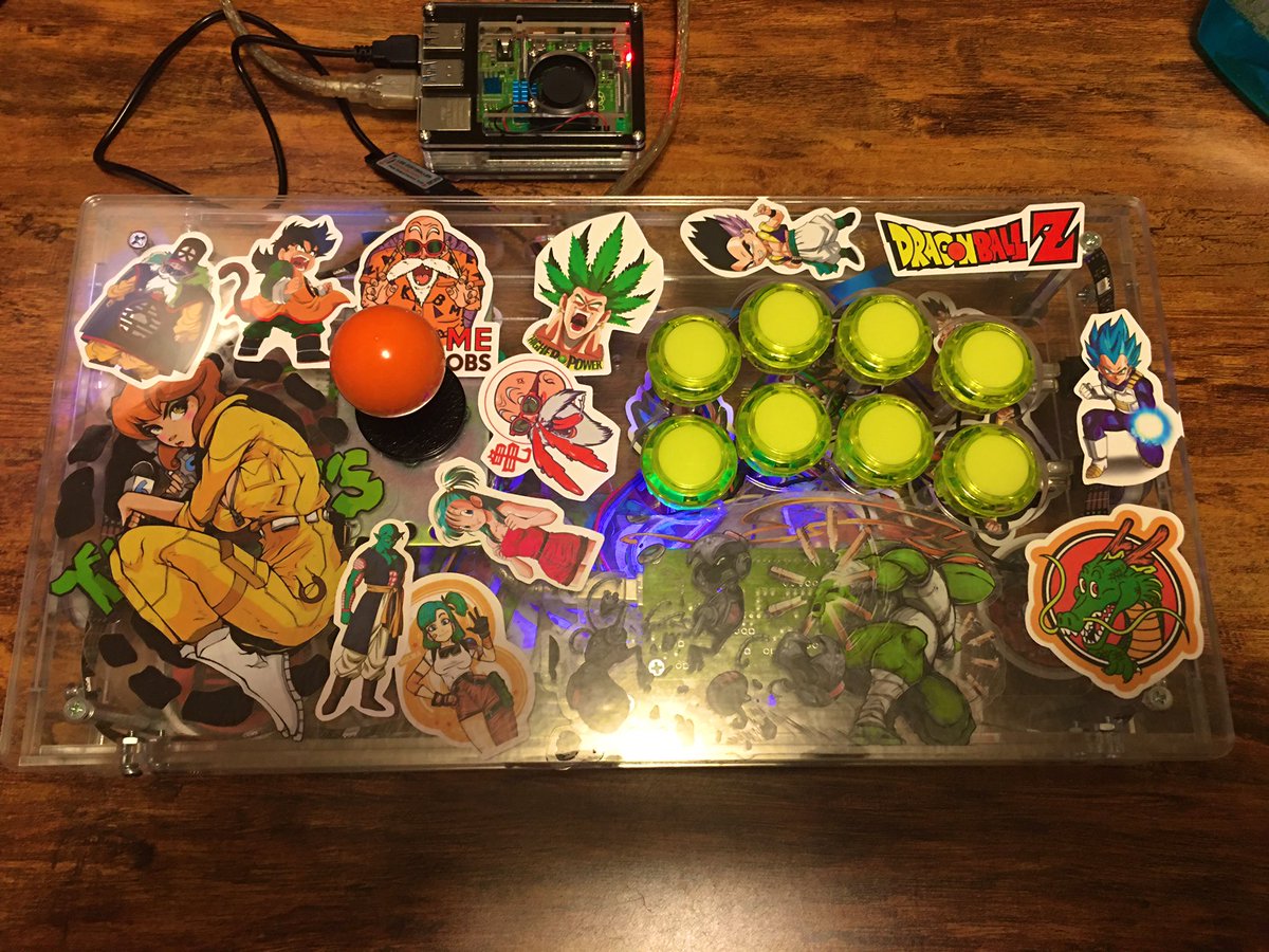 JahRobsta's tweet photo. Creative itch scratched by building my own fight stick / retro arcade set up. #fightstick #gaming #RETROGAMING https://t.co/FVFISb5efz