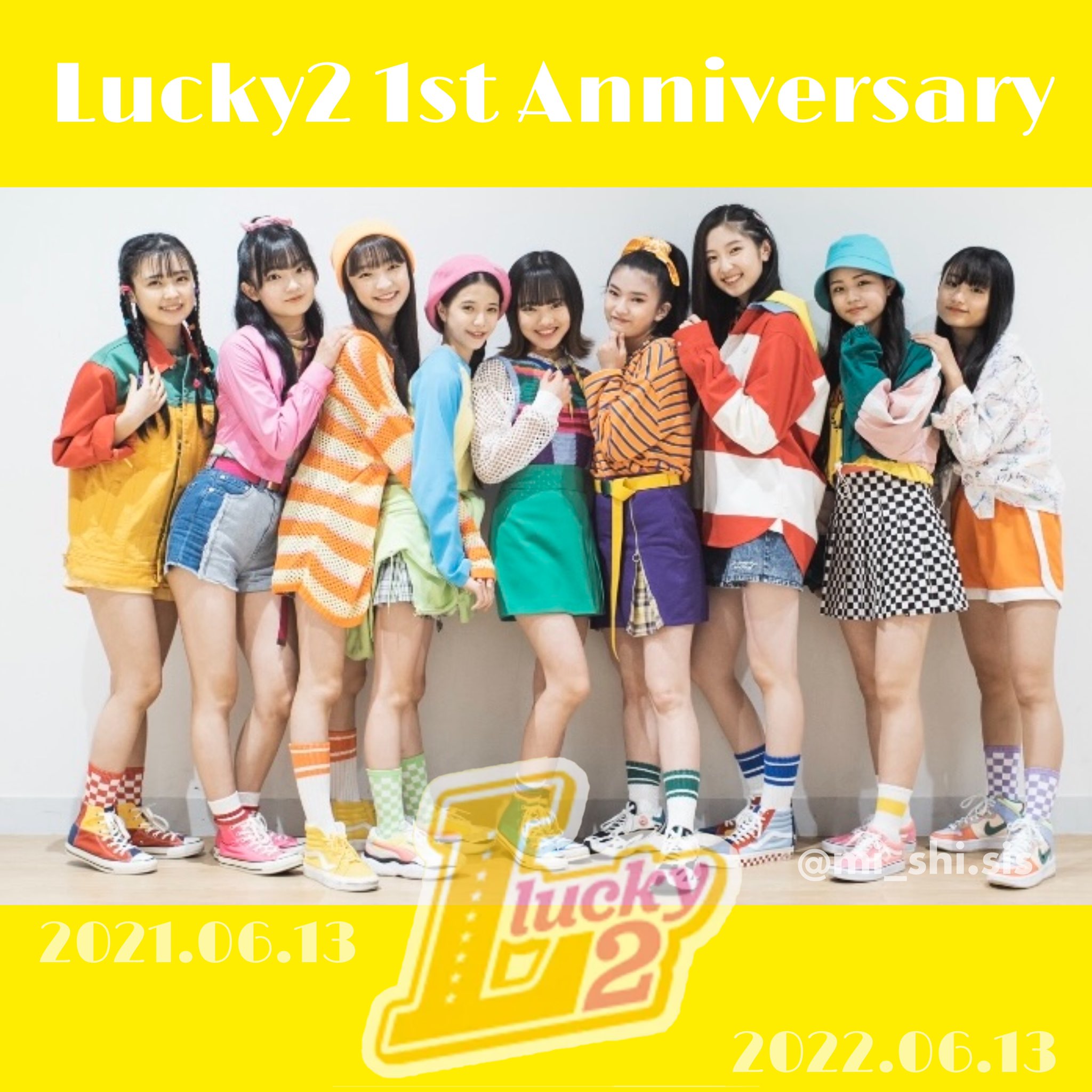 直筆サイン入り Lucky2 山口莉愛さんd アイコトバ 限定特典 フォト