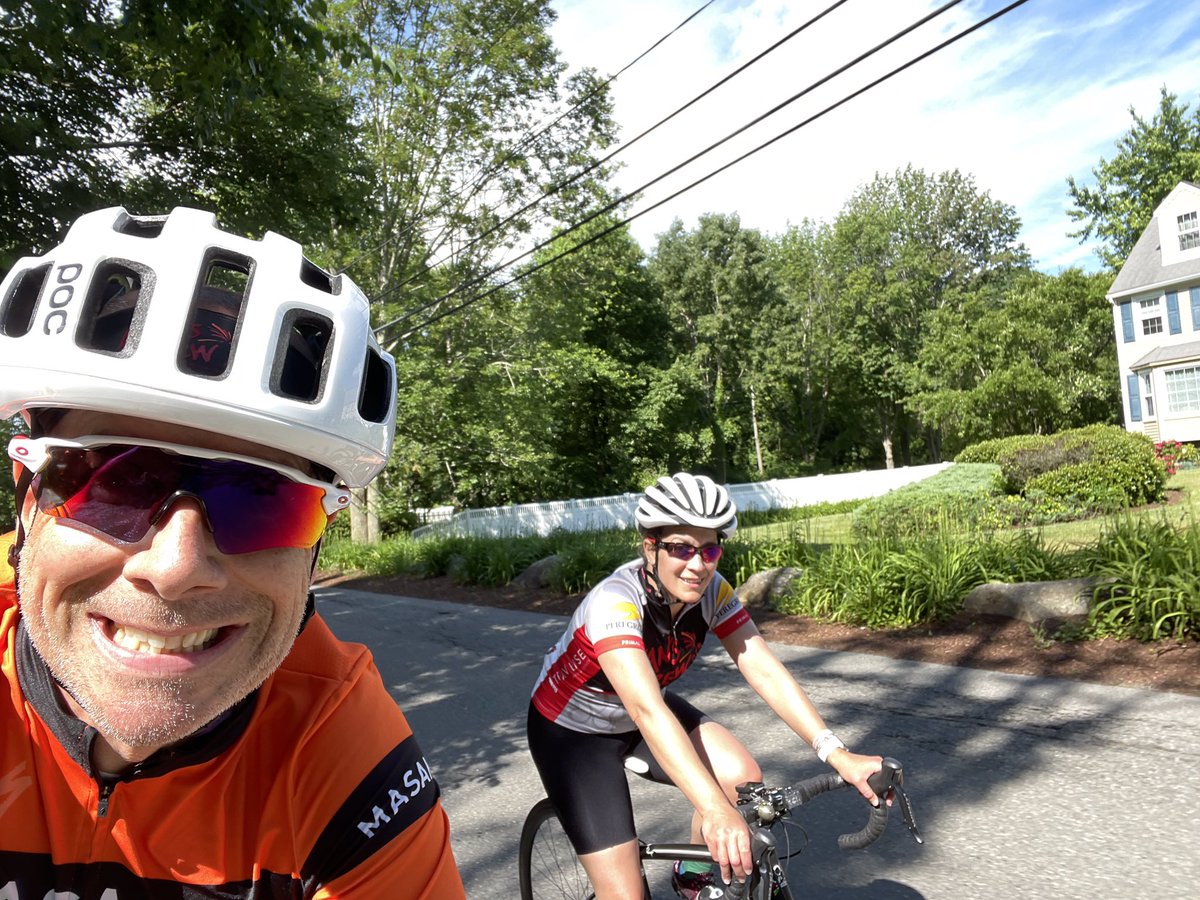 andree_brochu's tweet photo. Back to back @PanMass training rides this weekend with Jay - 95 total miles!  54 days until @PanMass weekend.  
Here’s why I ride https://t.co/q3DlAHG6tU https://t.co/kwarMr2aRq