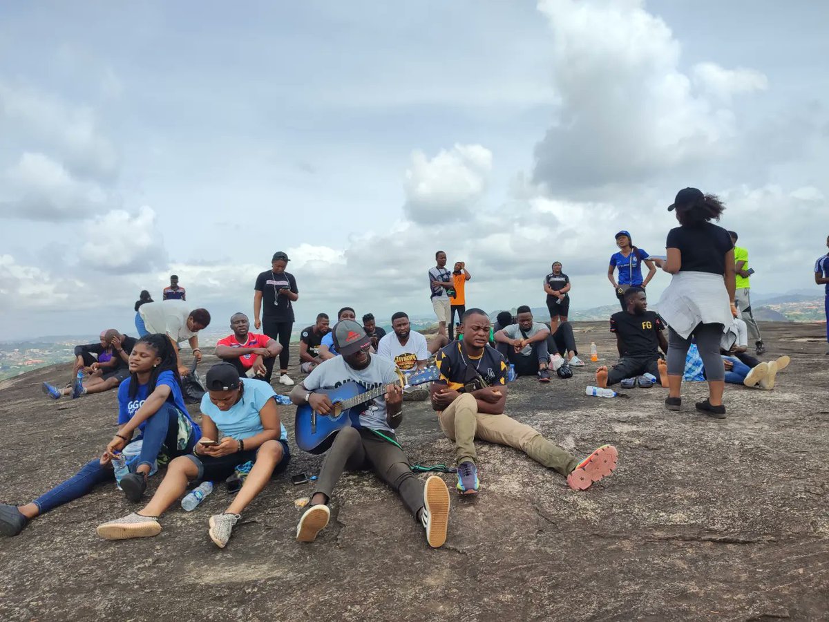 HalimasAdventur's tweet photo. Savouring the beautiful moments from Hike &amp; Hymnals

#Akure #akurehikers #hikeandhymnals #halimasadventures #giftedhalima #exploreondo #exploringondo  #adventure #akuretwittercommunity https://t.co/u5Un0nEqLl