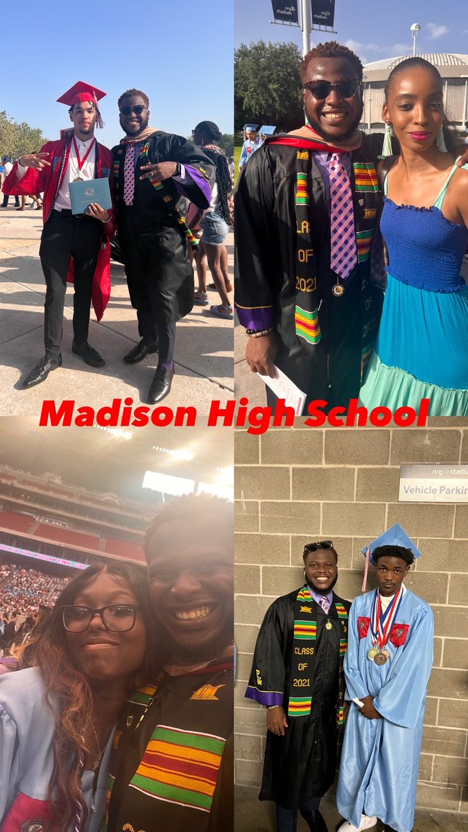 JMillGraves's tweet photo. So proud of my graduates! I know they will go and conquer 💪🏿 the world. @HoustonISD @MadisonHS_ @MGulfton https://t.co/fUIT7TuqPw