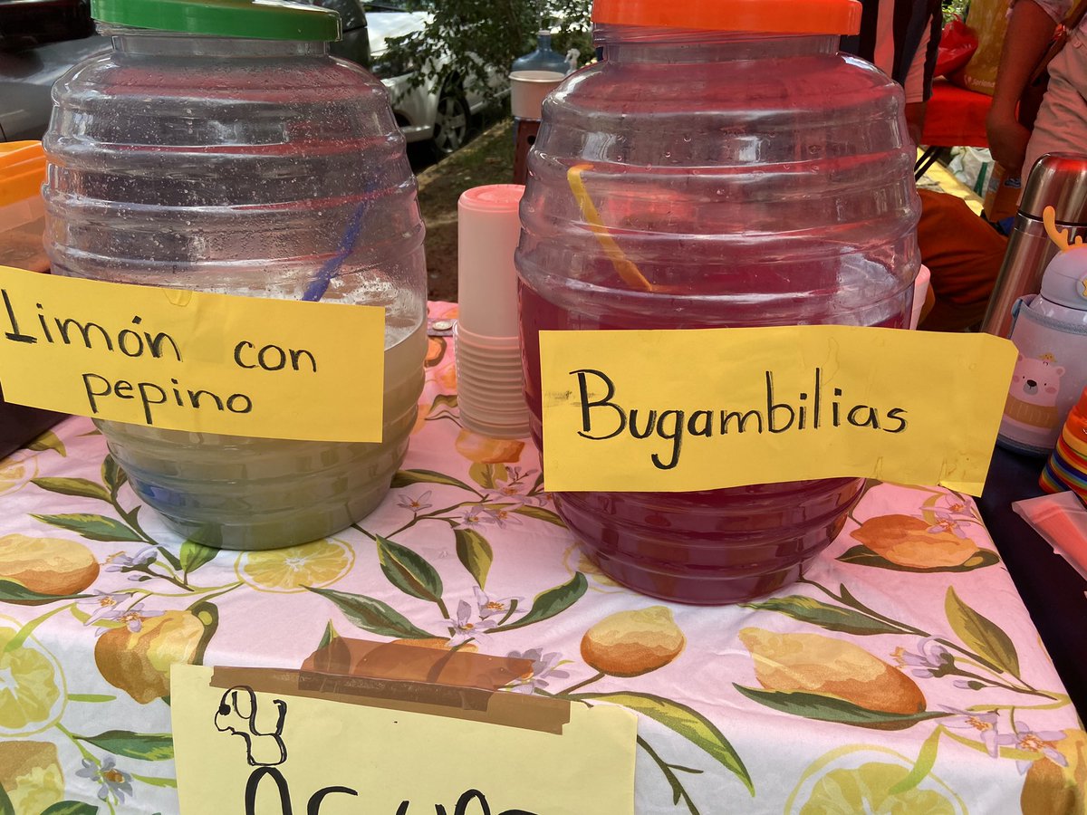 juagarci's tweet photo. En Calzada de los Misterios, a unos 5 min de la Basílica de Guadalupe. Las ricas y deliciosas aguas frescas de Limón con pepino y Bugambilia. Deliciosas. #Pasele https://t.co/kQj7yOwKxc