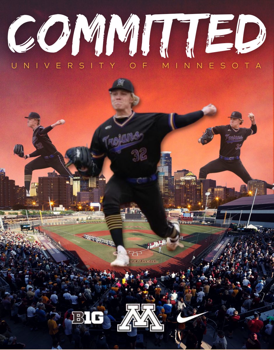 I am extremely excited to announce my commitment to the University of Minnesota to continue my academic and baseball career. Thank you to all my family, friends, coaches, and teammates who have helped me along the way!@MASH_BASEBALL <a href="/NIACCBaseball/">NIACC Baseball</a> @Walsh_KevinJ