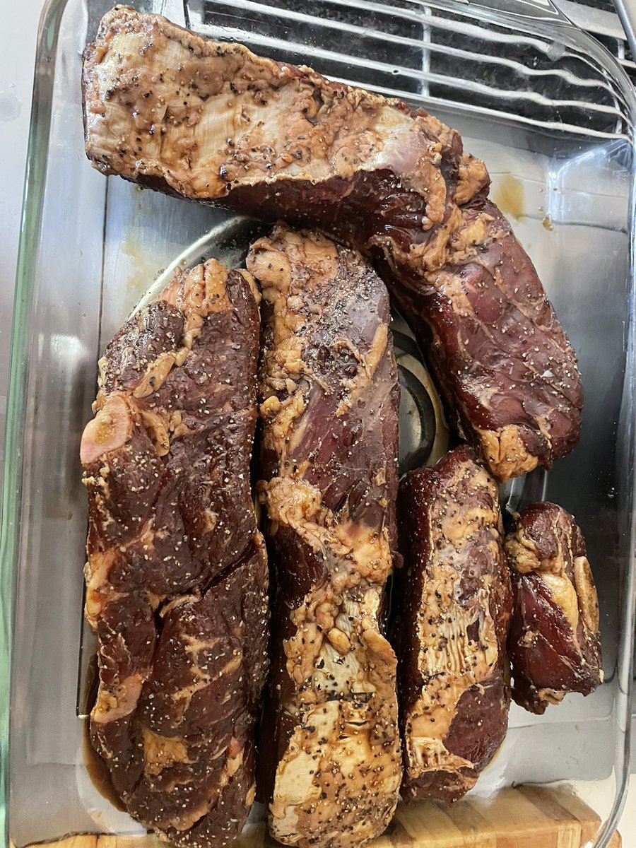 ChrisBabcock2's tweet photo. #SmokingWithGas Thick Korean Ribs about to go on the grill. #ExperimentSunday https://t.co/eYtWL3lq2z