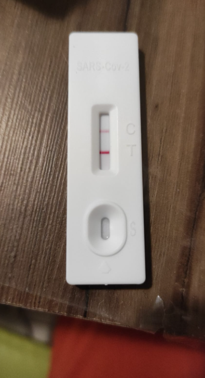 Not pregnant, just got the 'Rona. 🤒😷