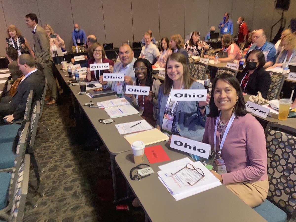 Our Ohio Delegates are ready for the @ashpofficial House of Delegates! The first session is about to kick off in Phoenix, AZ! #ASHPSM22