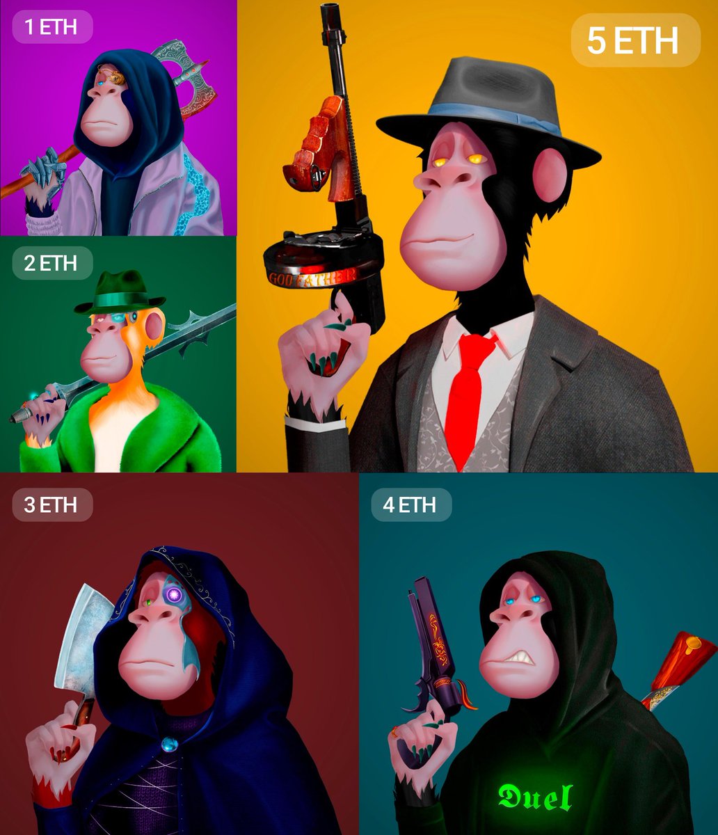 NormansGames's tweet photo. I just want to remind you that I will buy these 5 NFT from those who get them after mint! I offer 1,2,3,4or5 ETH depending on the NFT.
№ 1,2 and 3 from this list I will raffle among the discord members (rules in discord)
The 4️⃣th NFT - among my twitter followers.
#NFTs https://t.co/fZGKFhG3Z3