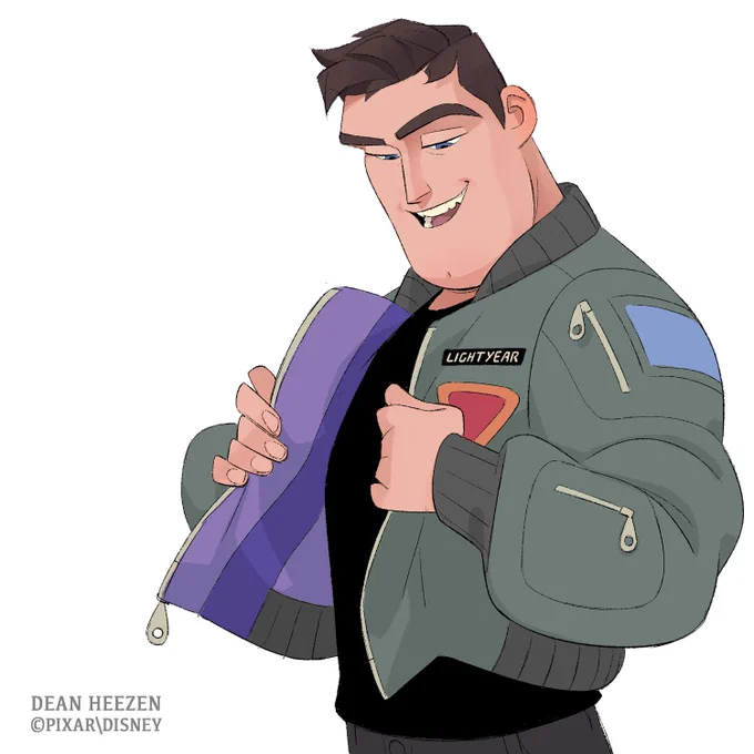 A couple Buzz Lightyear concepts I drew for this week's upcoming film @PixarsLightyear 
.
It was exciting to play a role in the task to remimage such an iconic character, in and outside of his suit. Lots more artwork to come.
#Lightyear #BuzzLightyear #characterdesign #conceptart 