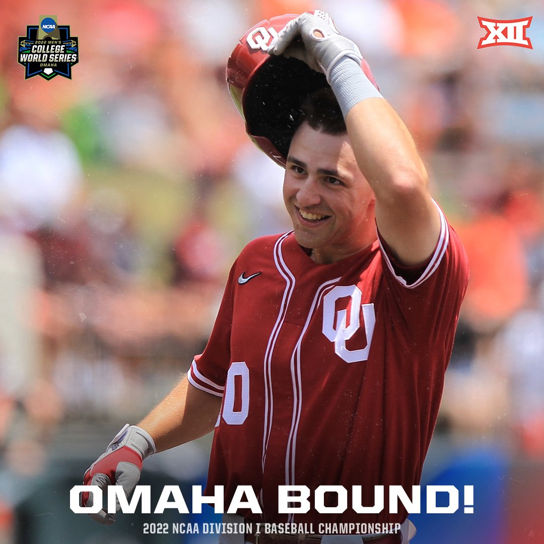 𝙎𝙤𝙤𝙣𝙚𝙧𝙨 𝙩𝙤 𝙊𝙢𝙖𝙝𝙖! ⚾️💥

<a href="/OU_Baseball/">Oklahoma Baseball</a> is going to the 𝐂𝐨𝐥𝐥𝐞𝐠𝐞 𝐖𝐨𝐫𝐥𝐝 𝐒𝐞𝐫𝐢𝐞𝐬‼️

#MCWS x #Big12BSB