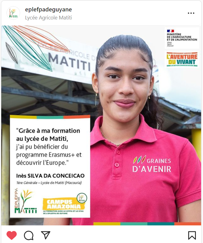 FELYKHAA's tweet photo. #Erasmusplus #Guyane 🇪🇺🇫🇷🇬🇫 #enseignementagricole #laventureduvivant
@ErasmusplusFR #Matiti #Macouria 

 @eplefpadeguyane https://t.co/rSdoI3SKDy https://t.co/ca2EyRkOdB