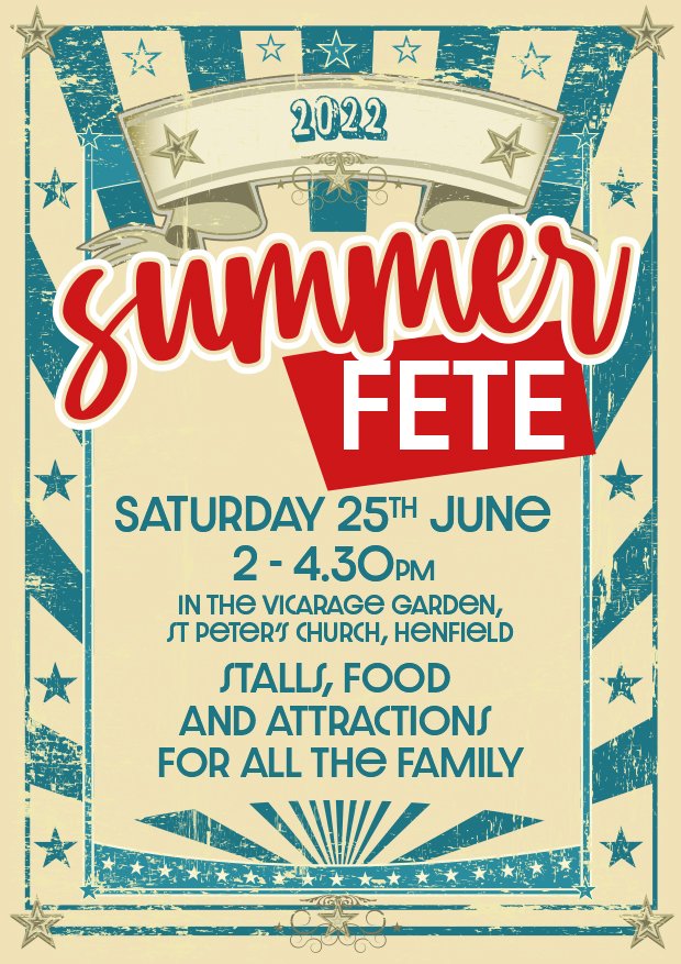 StPeterHenfield's tweet photo. The Vicarage fete is back! We look forward to seeing you...... https://t.co/vrfo05Lrk3