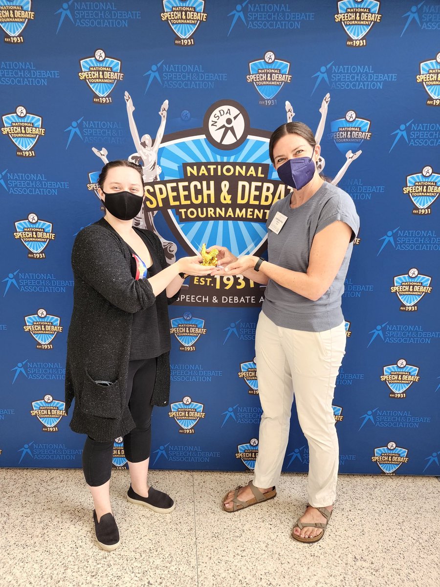 hreineking's tweet photo. Day 1 of @speechanddebate Nationals! We are registered and ready to begin competing tomorrow. Sabrina, our 4-time qualifier, is the first to arrive. @Westfield_SD @WWSWHS https://t.co/r4ZfNFKFhS