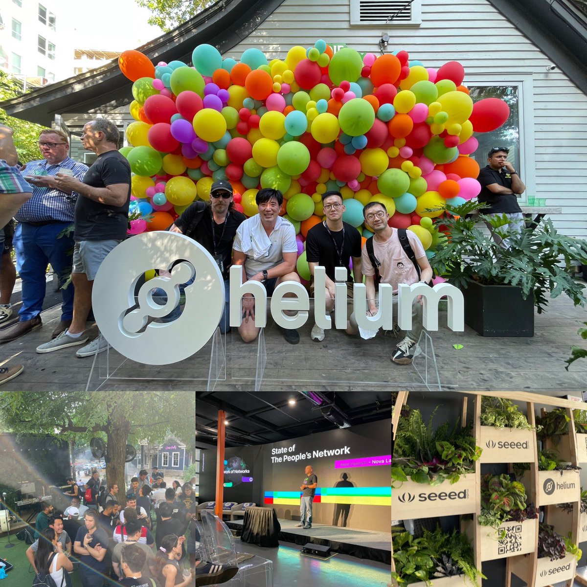 What an amazing event #HeliumHouse #ATX thank you to the entire <a href="/helium/">Helium🎈</a> community #ThePeoplesNetwork it’s the beginning of network of networks with an army of millions.