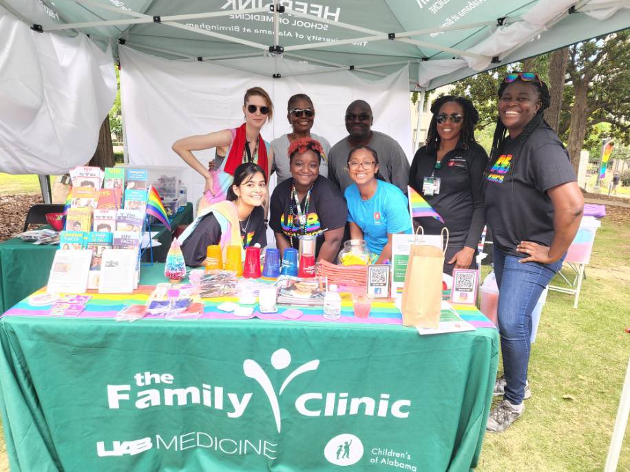 With the crew #pridefest <a href="/uabpeds/">UAB Department of Pediatrics</a>