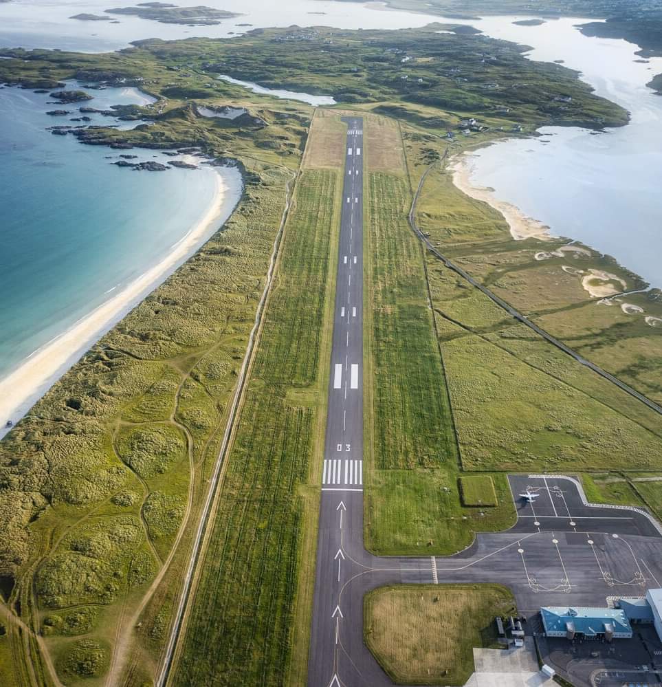 Donegal airport. The most beautiful runway in the world?