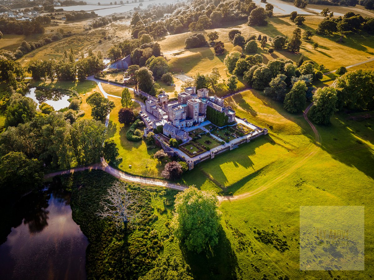 Powderham Castle #devon, #landmark, #aerialphotography, #aeriallandscape, #exeter, #aerialview, #landscape, #aerial, #droneview, #drone, #historic, #architecture, #powderhamcastle, #building, #castle, #uk, #tower, #wall, #old, #vacation, #tourist, #powderhampark, #belvedere