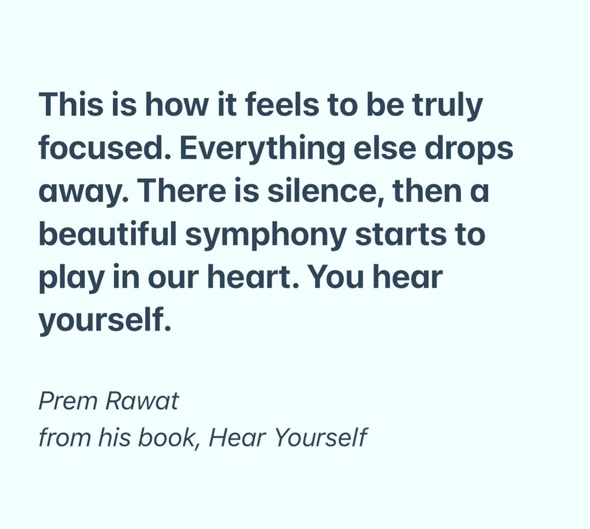 SRDHAIN's tweet image. Hear Yourself by Prem Rawat - Available Now 

#PremRawat #HearYourselfBook #books #TPRF #ThePremRawatFoundation #peaceiswithinyou #peaceispossible #wopg #wordsofpeace #hope #humanity #life #light #fulfilment #fun #inspired #quote #anjantv #rajvidyakender
