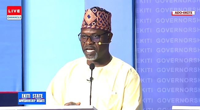 channelstv's tweet photo. #EkitiGovDebate: I Plan To Create Massive Wealth, Says Debo Ranti Ajayi
https://t.co/SXPw6pCLpF https://t.co/ijU9GS7T8e