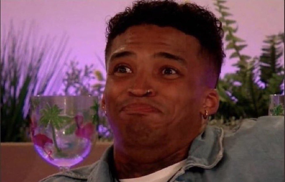 forestcolard's tweet image. not jacques joking about luca working with fish #LoveIsland