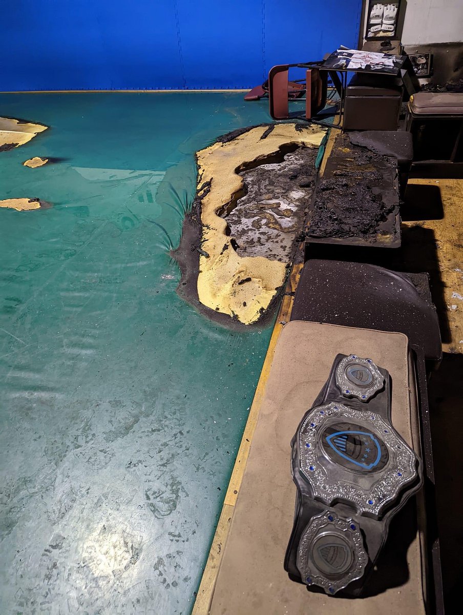 hellor00t's tweet photo. Last night my gym was destroyed very likely by an ex-member who was kicked out for some VERY poor behavior. It’s a shame doing the right thing has consequences. I hope justice finds this dude quick. https://t.co/2ARCP549Fp