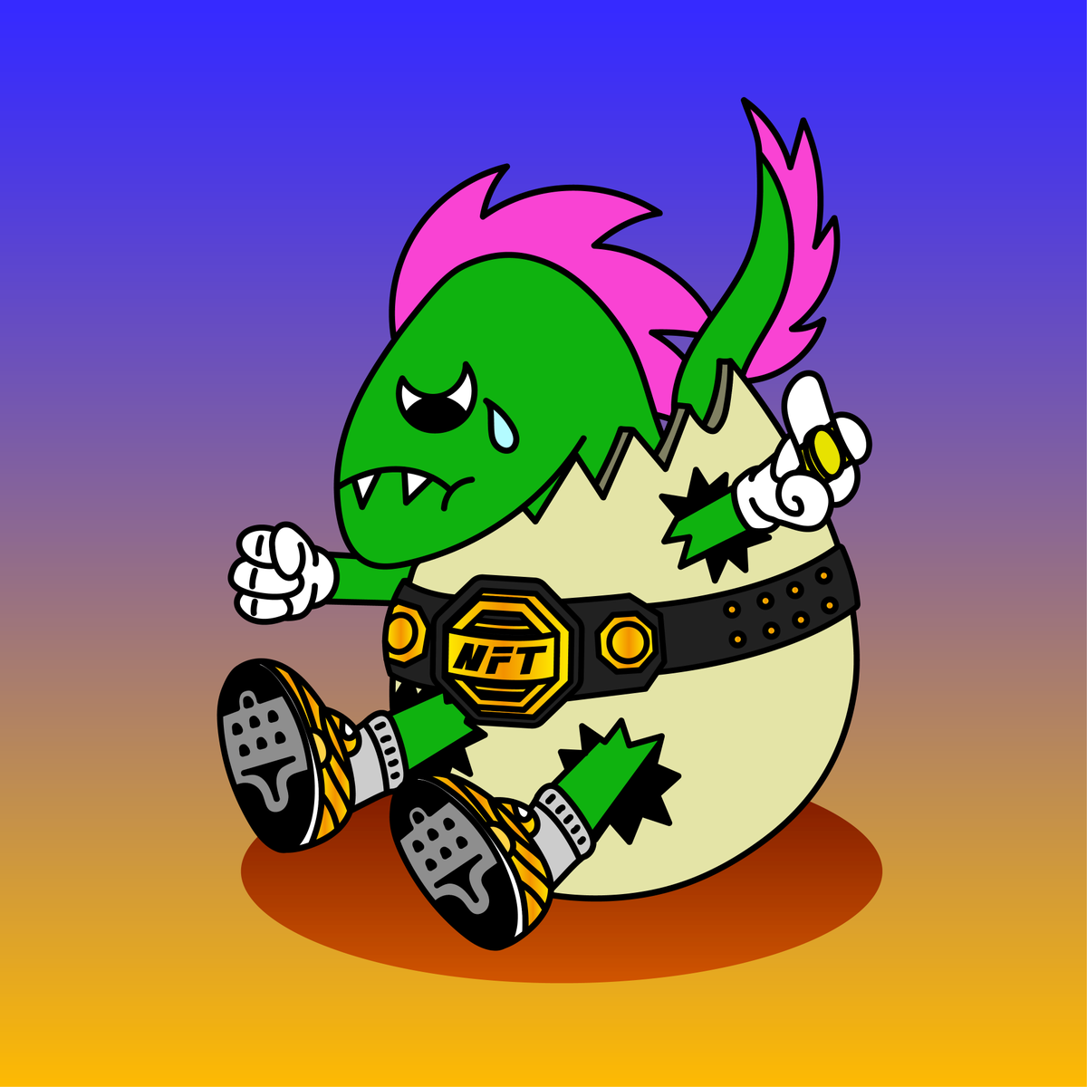 UglyDynozNFT's tweet photo. Sad sunday for the space, but these Dynoz will not go extinct. 
here to stay. #dynozfam🦖
#NFTs #NFT #NFTCommunity #NFTdrop #Ethereum #EthereumNFTs  #OpenSeaNFT https://t.co/PH0ZvsiO8X