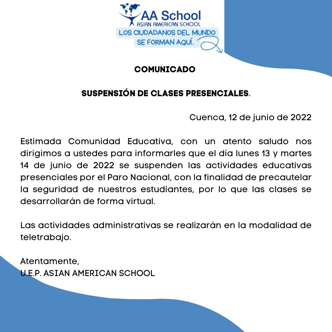 AA School (@aaschoolcuenca) on Twitter photo 