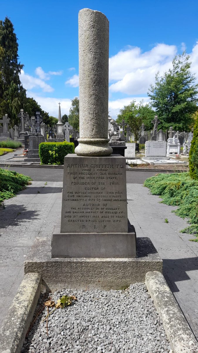 While up in Dublin for the match yesterday I visited the graves of General Michael Collins &amp; Arthur Griffith at <a href="/glasnevin/">Glasnevin</a> two of our greatest Irish patriots