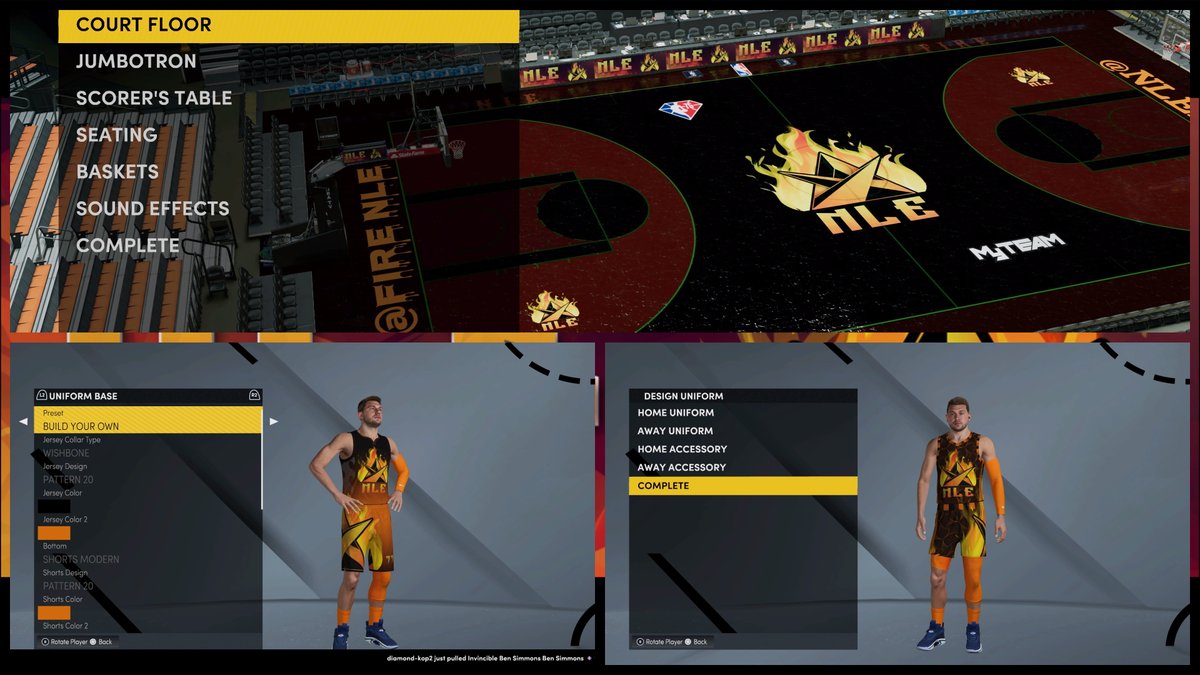 FIRE_NLE's tweet photo. What do you think of the new court & uniforms?!?
The NLE Fire Walkers have hit MyTeam!!!!π₯π₯π₯π₯π₯
@NBA2k_2Ktv @LD2K
#NBA2K_Myteam #2K22 #2K #NLEFire #Fire @6thmansam #MyTeam #Myteamcommunity #NBA2K22 #NLE #NBA #PS5Share #PlayStation #customs #basketball https://t.co/OGgJSciXte