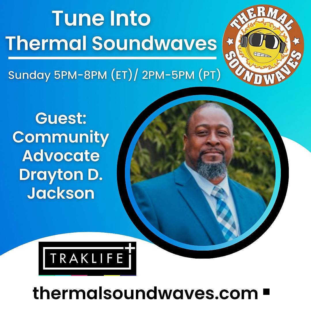 FHPM3's tweet photo. Today on Thermal Soundwaves Radio at 2pm, community activist Drayton Jackson will be on live. Tune in at https://t.co/WvlyR6UG2J https://t.co/DpXXt7ztOn