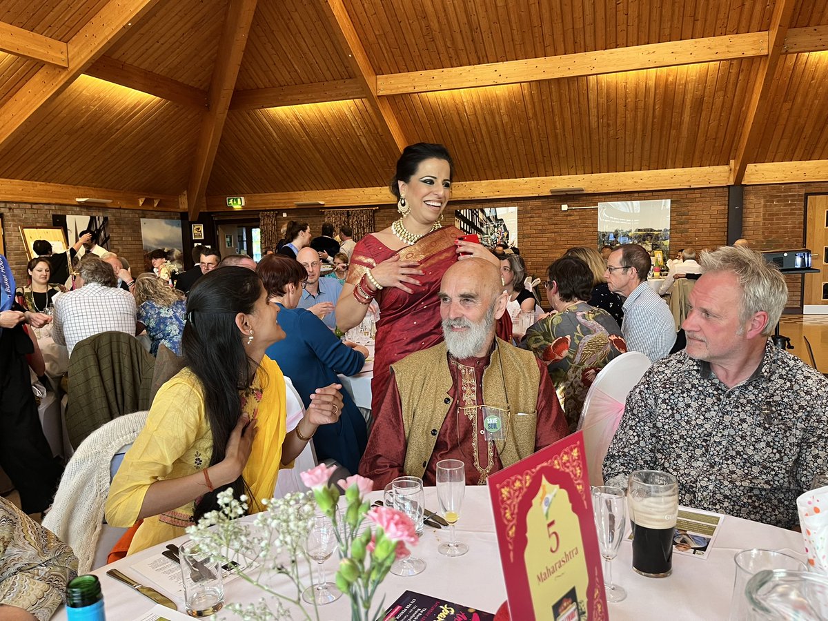 k_leather's tweet image. Saturday at the @MeganBakerHouse fund raising event, what fun we all had dressing up and eating the fabulous food that @sukipantal advised on. So loved hearing about the history of the food #Curry #charity #SaturdayVibes
