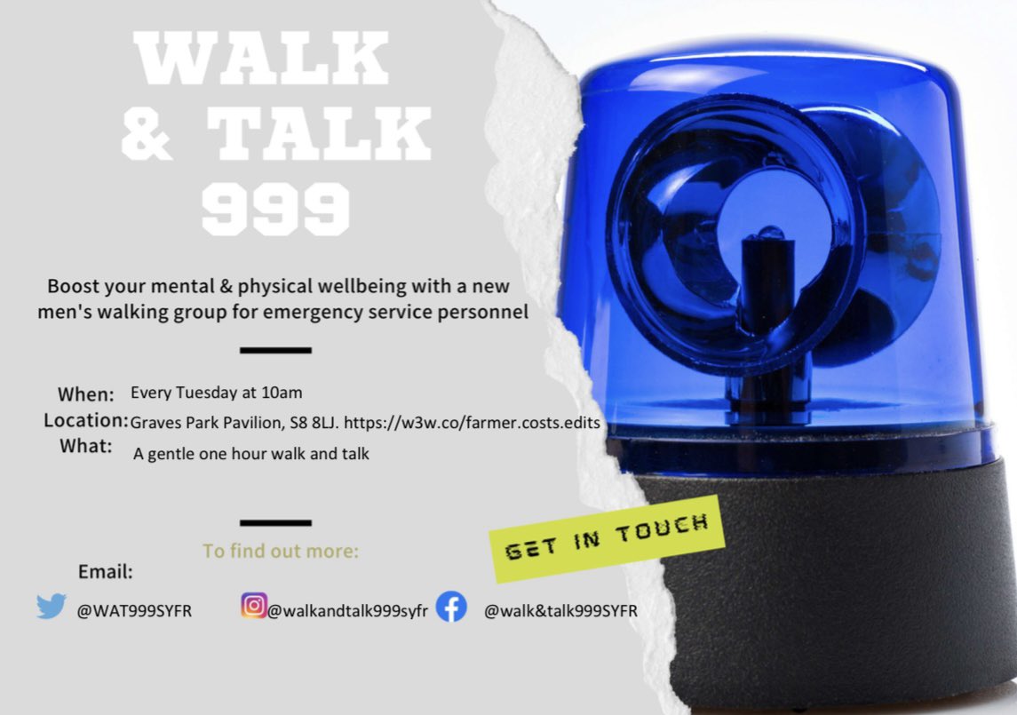 WalkandTalk999's tweet photo. We now have 7 walks located across the country

Every  Tues
Beckenham place park (SE london)
Graves Park (Sheffield)
Canoe Lake (Portsmouth)
Low Burnhall wood (Durham) 

On a Wed 
Richmond Park (NW London)

On a Sat 
Herne bay (Kent) 

And Hampstead Heath dates to be confirmed https://t.co/39E5fsXjM5