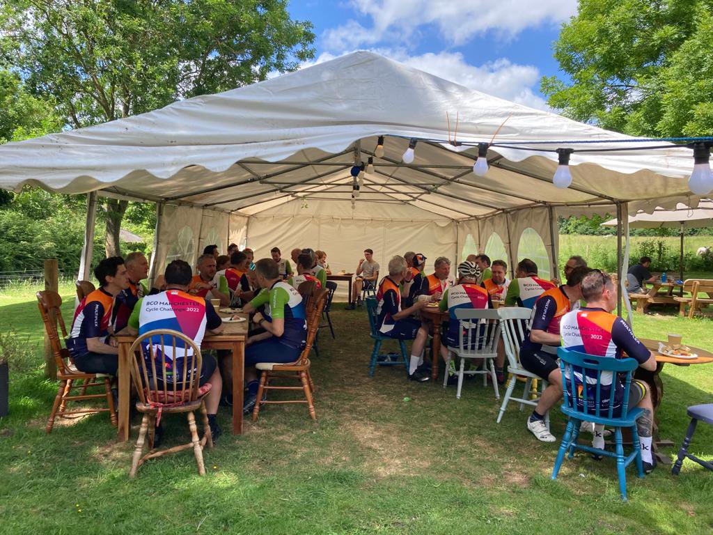 ClubPeloton's tweet photo. Good luck to everyone on the @BCO_UK London to Manchester ride! Great first day in the glorious sunshine https://t.co/lFoflJ6ae3