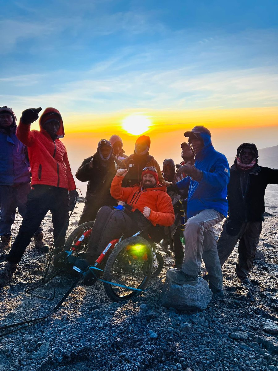 If you watch one thing on Monday then watch Martin Hibbert take on #kilimanjaro - Africa’s highest mountain - on #BBCBreakfast. It’s an incredible report. Emotional. Uplifting. Powerful. Five years on he say ‘there’s no better message’ to the terrorists who tried to kill him