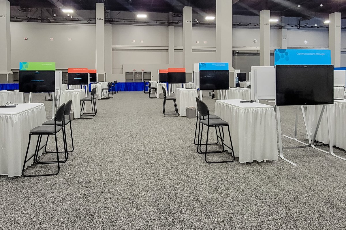 CiscoLiveTAC's tweet photo. The calm before the storm in the #CiscoLiveTSC #CiscoLive #CiscoCX @CiscoCX @CiscoLive https://t.co/6f2yrjbHCu