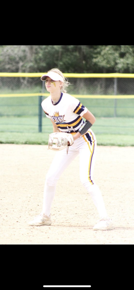 MFury07's tweet photo. Happy 14th Birthday to #14, our speedy short stop!  Have a great day Mya! https://t.co/brkXUij2PY