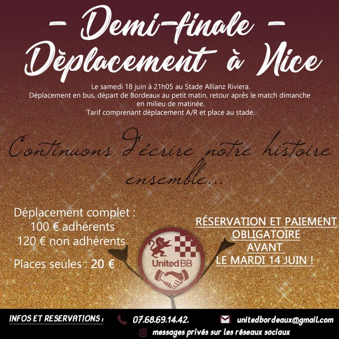 Déplacement pour les demi-finales à Nice FVFLo5gWQAIXdnQ?format=jpg&name=small