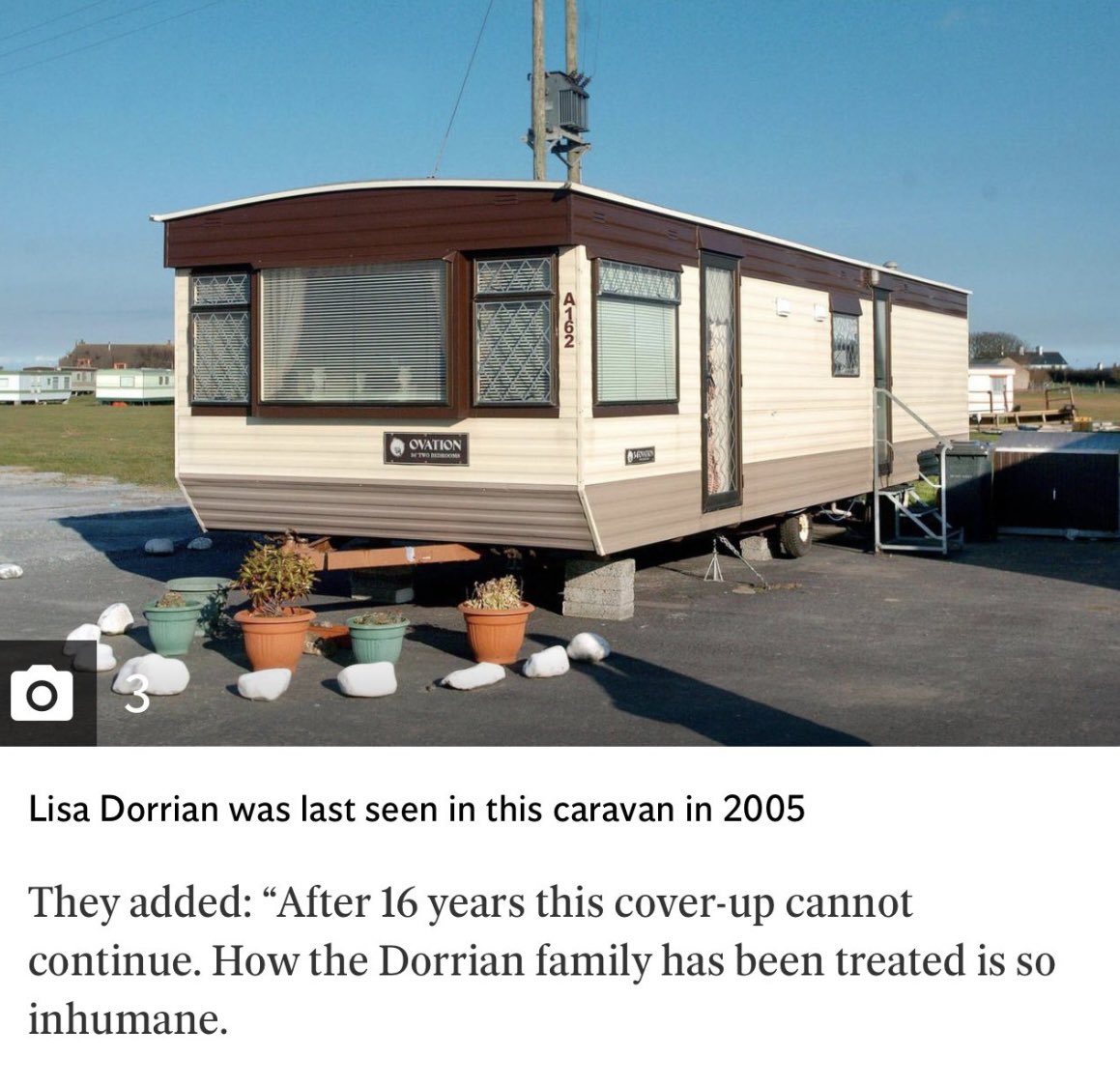 letsfindlisa's tweet photo. We can give you £65k and offer complete anonymity. Remember this caravan, remember that night then tell us where Lisa’s body is. #letsfindlisa
#justiceforlisa
#HelpBringLisaHome https://t.co/zqoWbBrXmA
