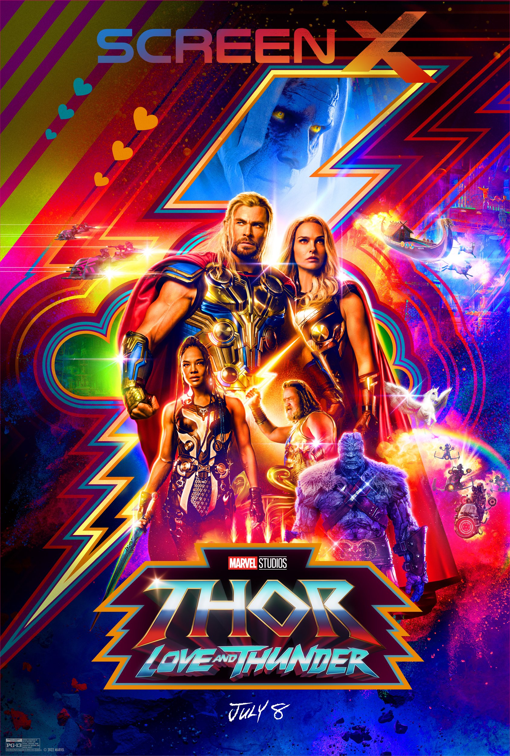 Thor Love and Thunder ScreenX poster